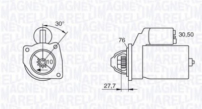 MAGNETI MARELLI 063280014010 -  Стартер
